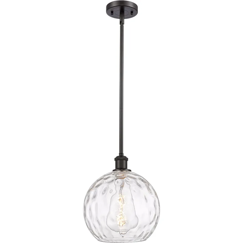 Ballston Athens Water Glass LED 10 inch Oil Rubbed Bronze Mini Pendant Ceiling Light