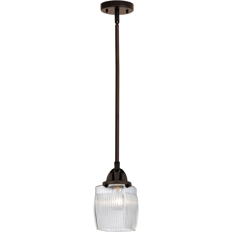 Nouveau 2 Colton LED 6 inch Oil Rubbed Bronze Mini Pendant Ceiling Light