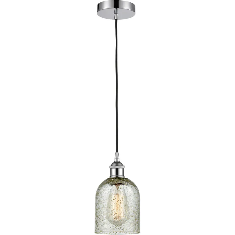 Edison Caledonia LED 5 inch Polished Chrome Mini Pendant Ceiling Light