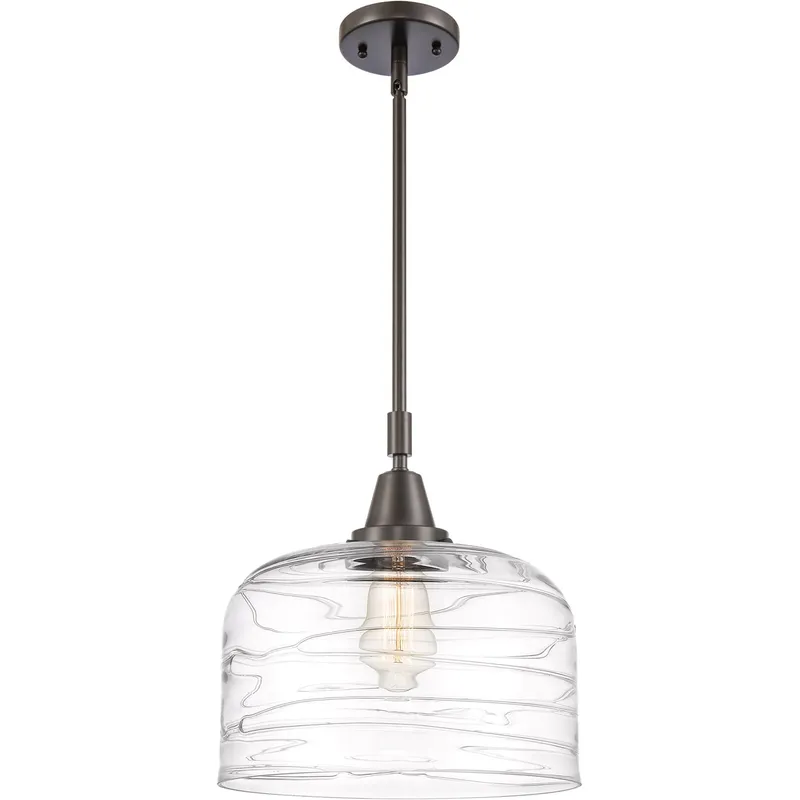 Franklin Restoration Bell LED 12 inch Oil Rubbed Bronze Mini Pendant Ceiling Light