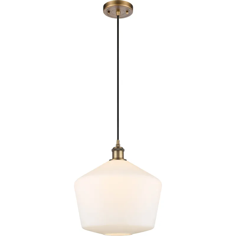 Ballston Cindyrella 1 Light 12 inch Brushed Brass Mini Pendant Ceiling Light