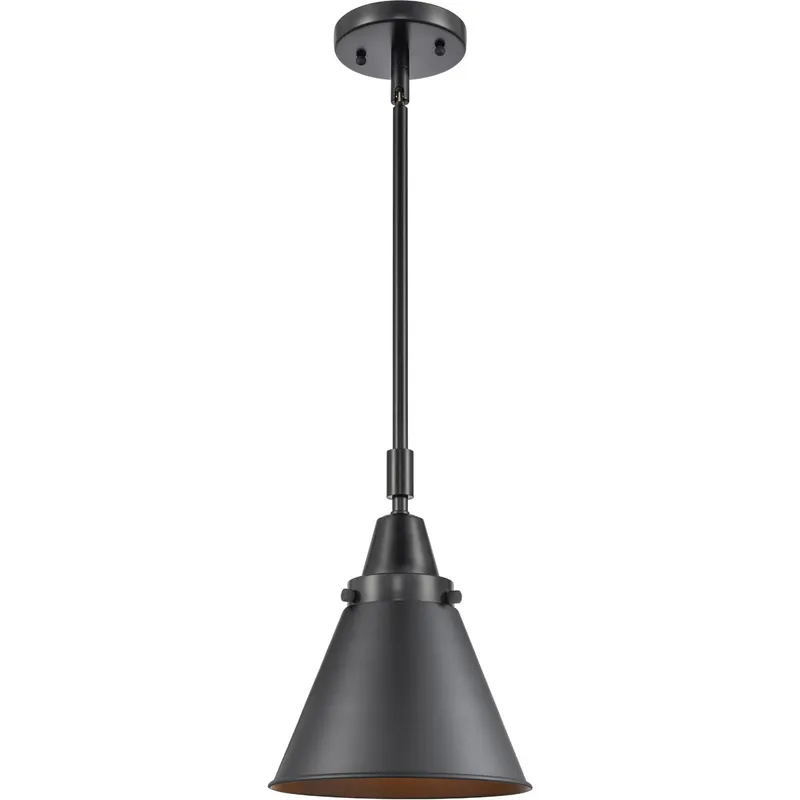 Franklin Restoration Appalachian LED 8 inch Matte Black Mini Pendant Ceiling Light
