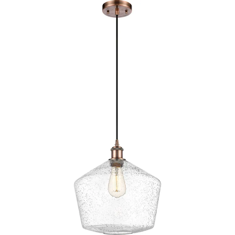 Ballston Cindyrella 1 Light 12 inch Antique Copper Mini Pendant Ceiling Light