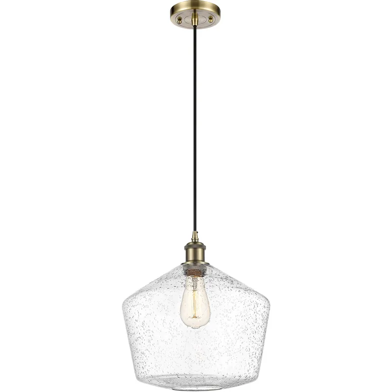 Ballston Cindyrella 1 Light 12 inch Antique Brass Mini Pendant Ceiling Light