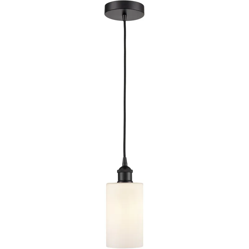 Edison Clymer LED 4 inch Matte Black Mini Pendant Ceiling Light