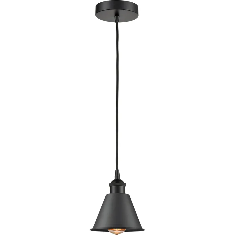 Smithfield 1 Light 6.5 inch Matte Black Mini Pendant Ceiling Light