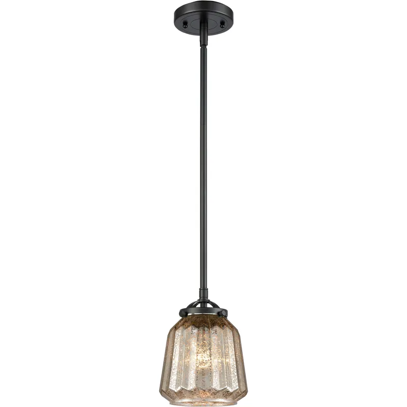 Nouveau Chatham 1 Light 6 inch Oil Rubbed Bronze Mini Pendant Ceiling Light in Incandescent, Mercury, Nouveau