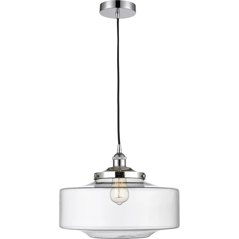 Bridgeton 1 Light 16 inch Polished Chrome Mini Pendant Ceiling Light in Clear Glass