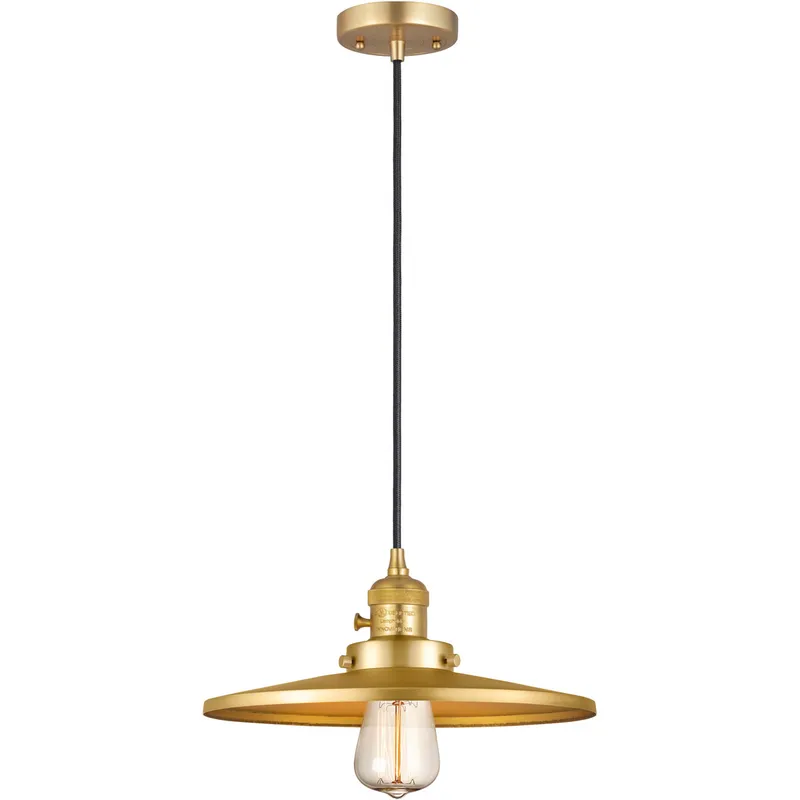 Franklin Restoration Appalachian LED 12 inch Brushed Brass Mini Pendant Ceiling Light