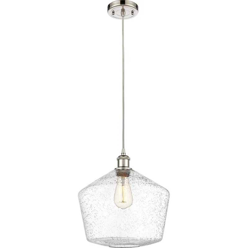 Ballston Cindyrella 1 Light 12 inch Polished Nickel Mini Pendant Ceiling Light