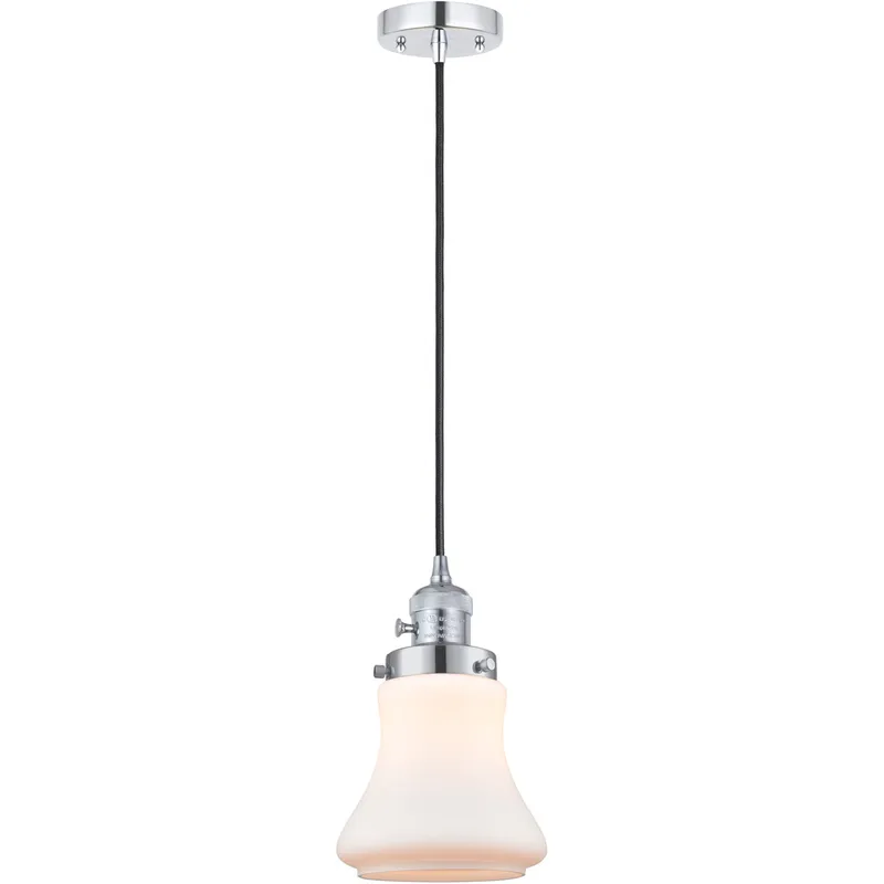 Franklin Restoration Bellmont 1 Light 6 inch Polished Chrome Mini Pendant Ceiling Light