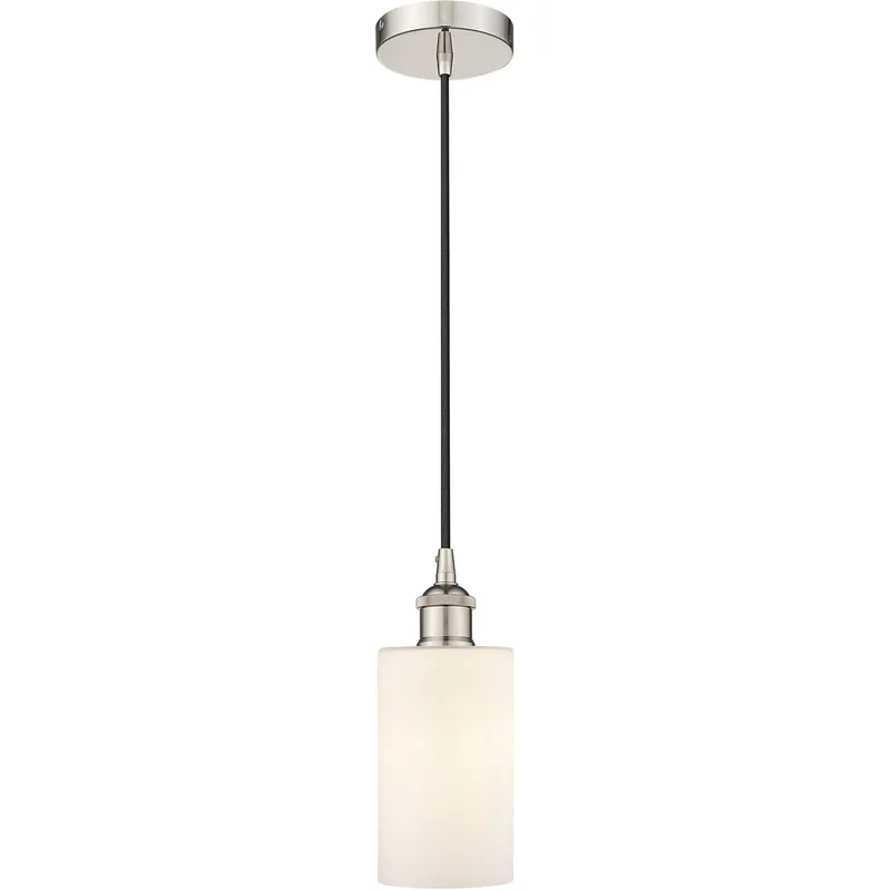 Edison Clymer LED 4 inch Polished Nickel Mini Pendant Ceiling Light