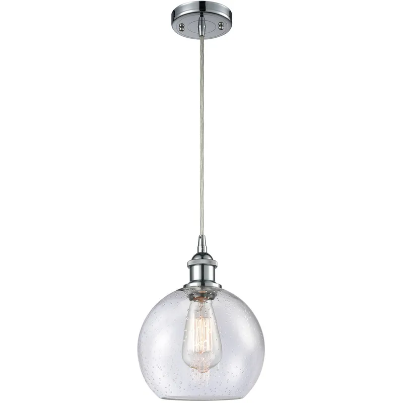Ballston Athens 1 Light 8 inch Polished Chrome Mini Pendant Ceiling Light