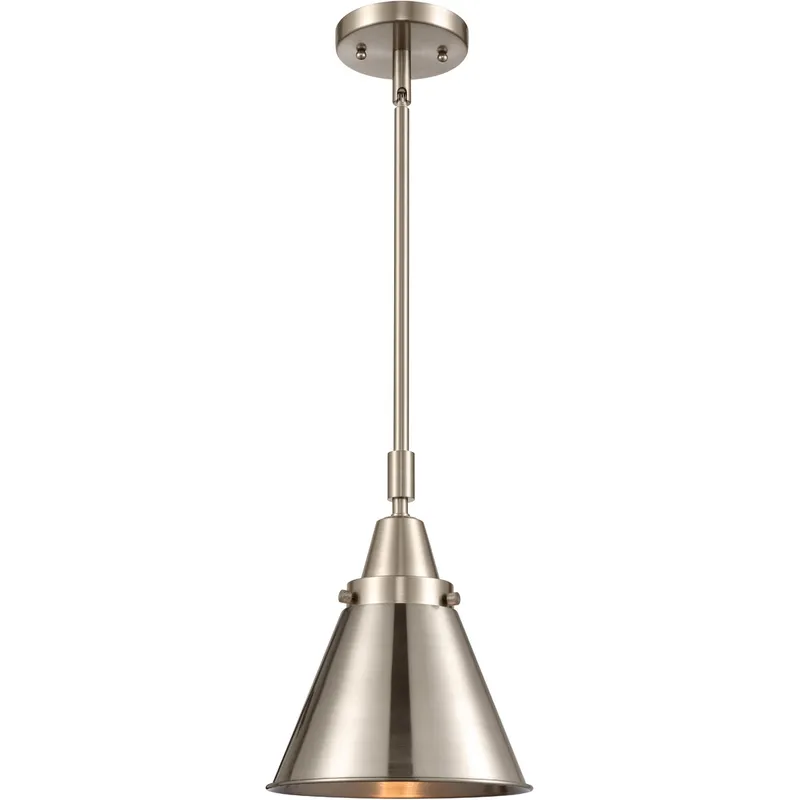 Franklin Restoration Appalachian LED 8 inch Brushed Satin Nickel Mini Pendant Ceiling Light