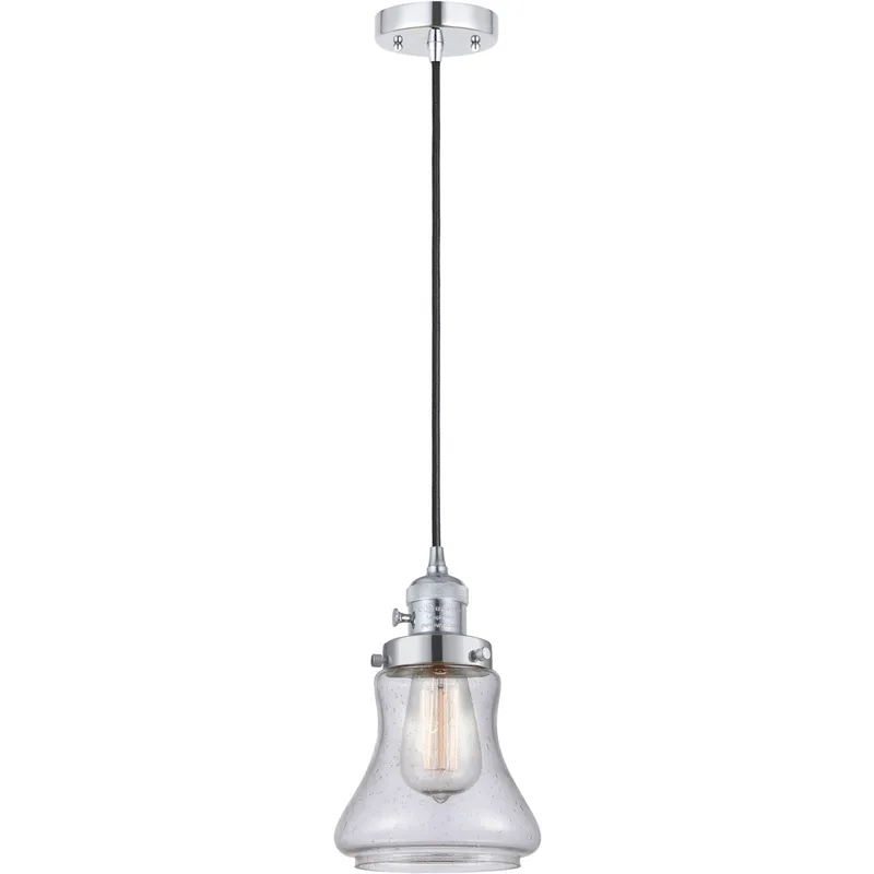 Franklin Restoration Bellmont 1 Light 6 inch Polished Chrome Mini Pendant Ceiling Light