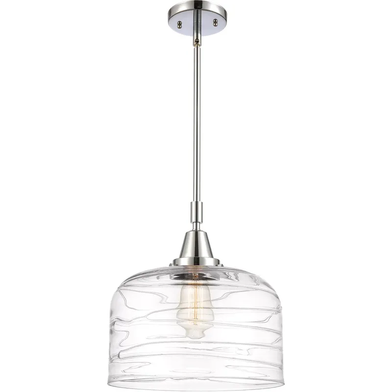 Franklin Restoration Bell LED 12 inch Polished Chrome Mini Pendant Ceiling Light