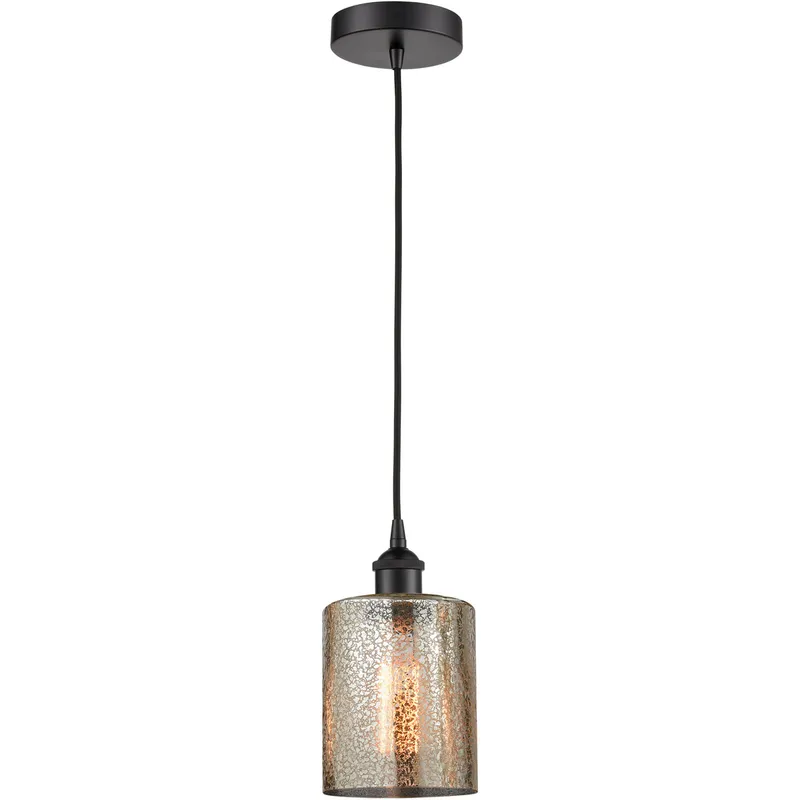 Edison Cobbleskill LED 5 inch Matte Black Mini Pendant Ceiling Light