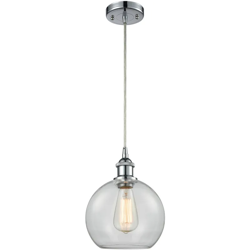 Ballston Athens 1 Light 8 inch Polished Chrome Mini Pendant Ceiling Light