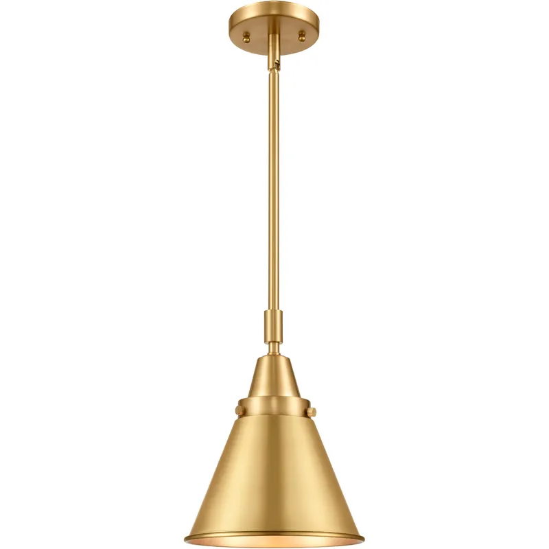 Franklin Restoration Appalachian LED 8 inch Satin Gold Mini Pendant Ceiling Light