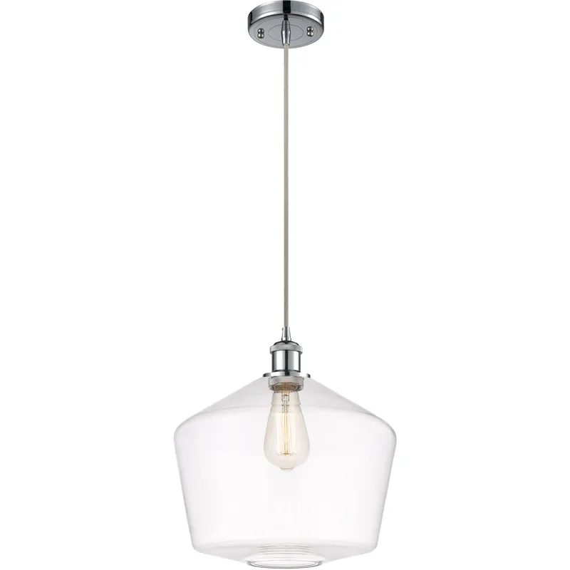Ballston Cindyrella 1 Light 12 inch Polished Chrome Mini Pendant Ceiling Light