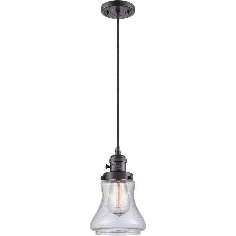 Franklin Restoration Bellmont 1 Light 6 inch Oil Rubbed Bronze Mini Pendant Ceiling Light