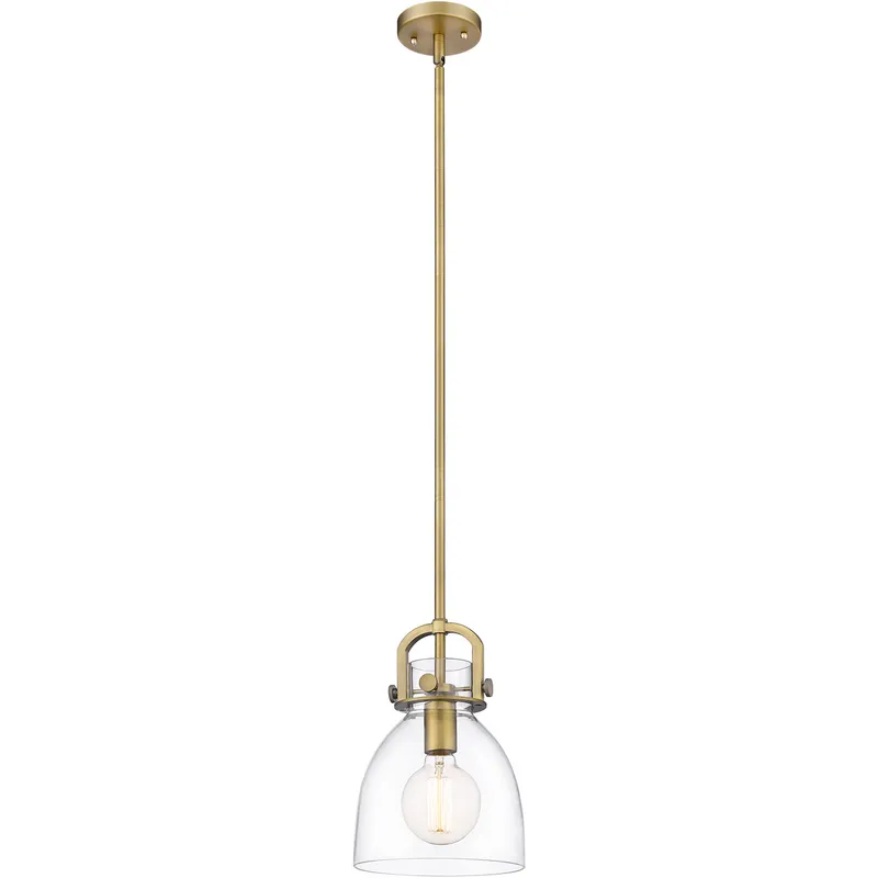 Newton Newton Bell LED 8 inch Brushed Brass Mini Pendant Ceiling Light