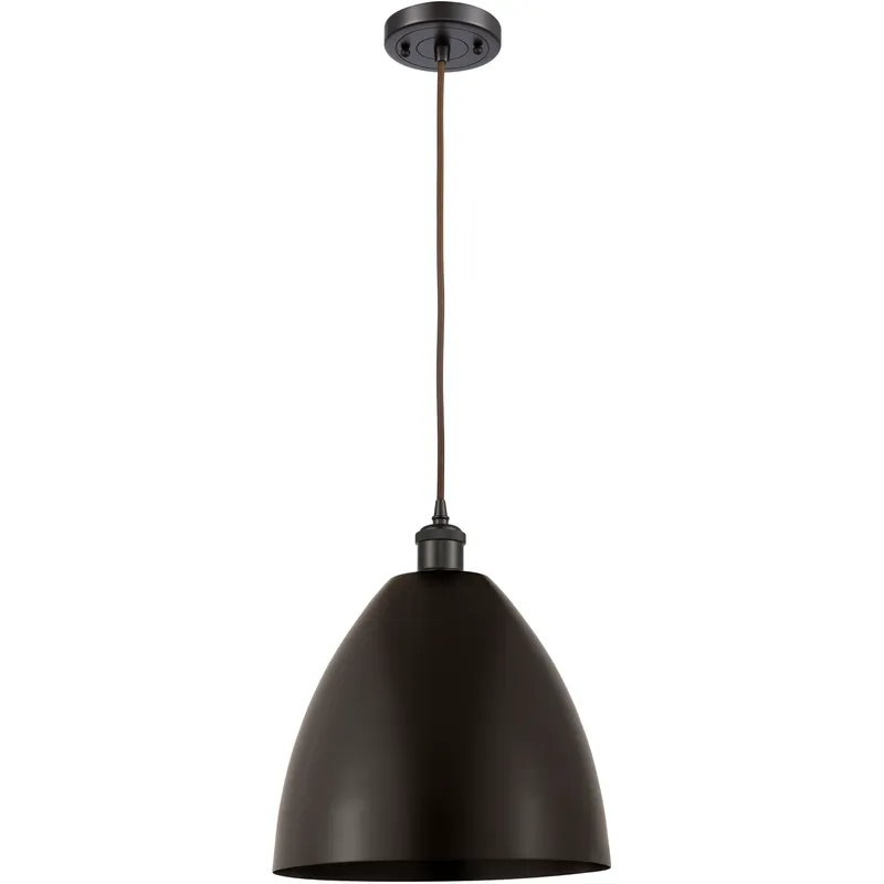 Ballston Dome 1 Light 12 inch Oil Rubbed Bronze Mini Pendant Ceiling Light