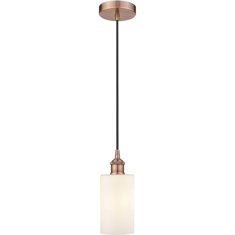 Edison Clymer LED 4 inch Antique Copper Mini Pendant Ceiling Light