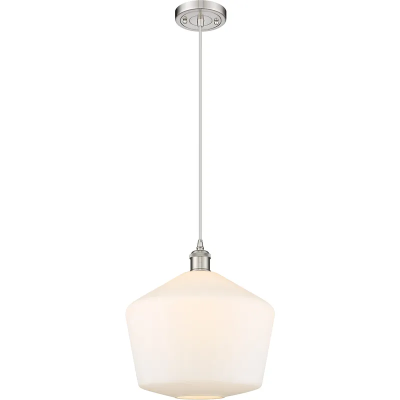 Ballston Cindyrella 1 Light 12 inch Brushed Satin Nickel Mini Pendant Ceiling Light