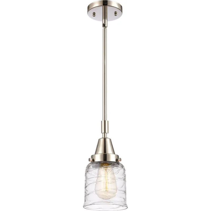 Franklin Restoration Bell LED 5 inch Polished Nickel Mini Pendant Ceiling Light