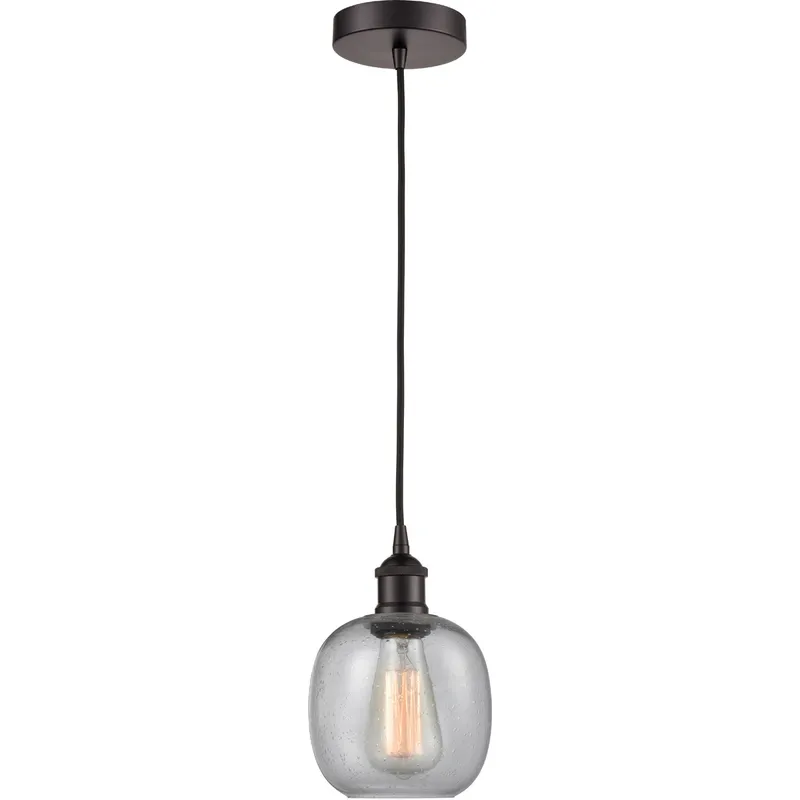 Edison Belfast 1 Light 6 inch Oil Rubbed Bronze Mini Pendant Ceiling Light