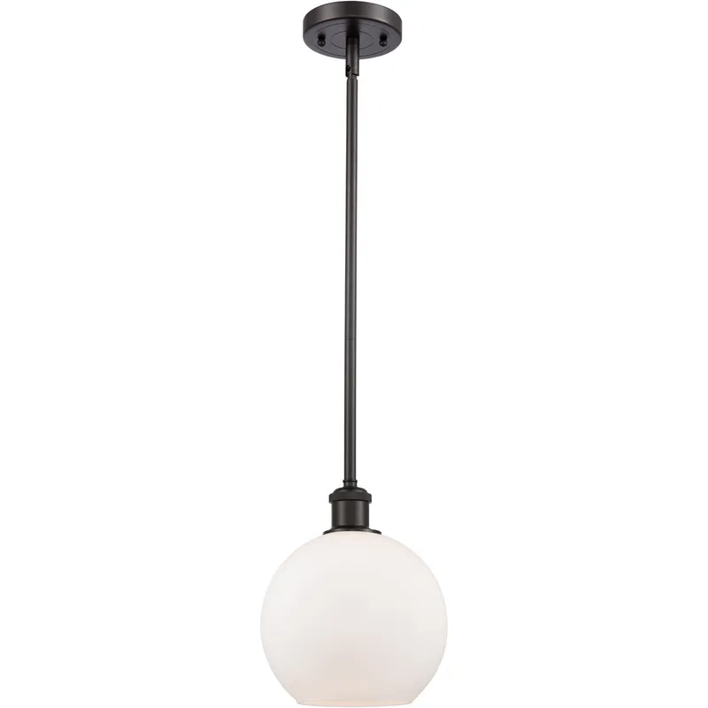Ballston Athens LED 8 inch Oil Rubbed Bronze Pendant Ceiling Light, Ballston