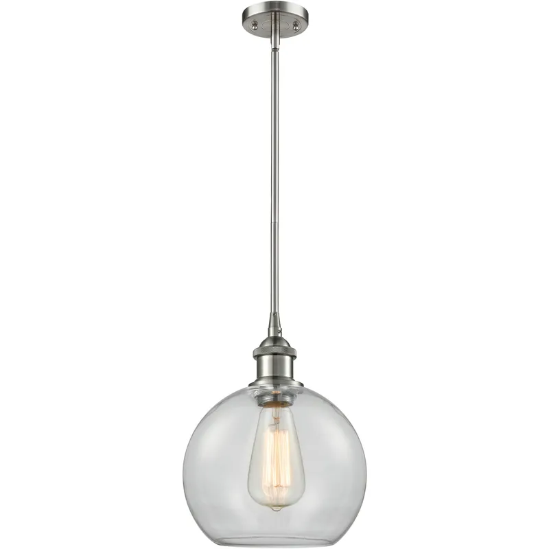 Ballston Athens LED 8 inch Brushed Satin Nickel Pendant Ceiling Light, Ballston