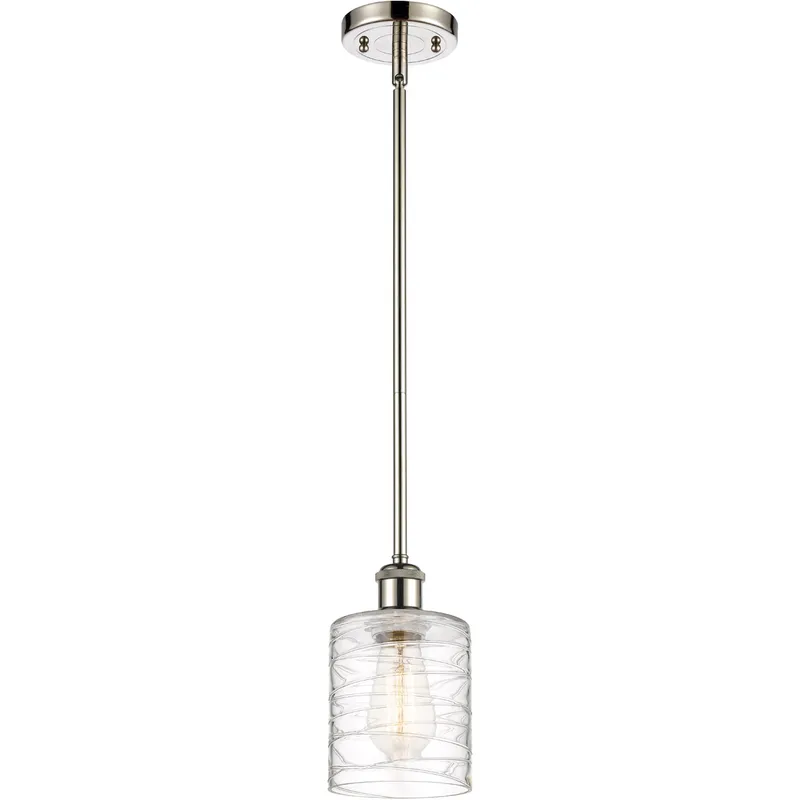 Ballston Cobbleskill 1 Light 5 inch Polished Nickel Mini Pendant Ceiling Light