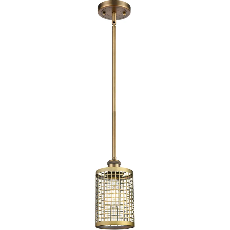 Nestbrook 1 Light 4.75 inch Brushed Brass Pendant Ceiling Light