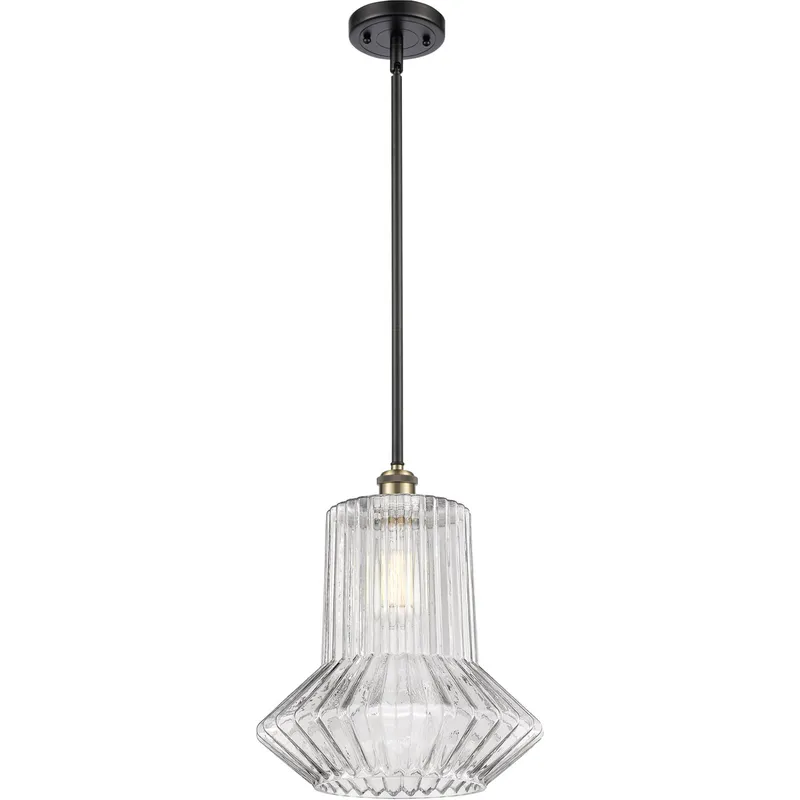 Ballston Springwater LED 12 inch Black Antique Brass Pendant Ceiling Light, Ballston