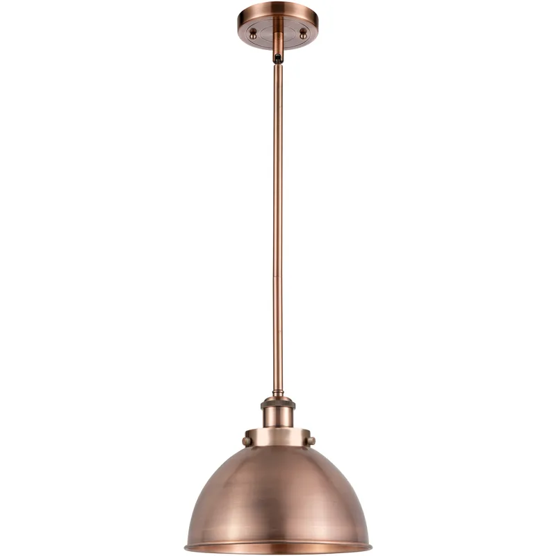 Ballston Urban LED 10 inch Antique Copper Pendant Ceiling Light
