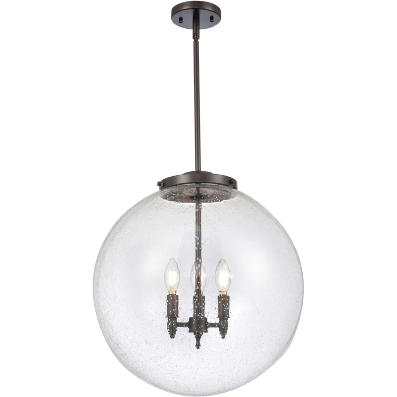 Franklin Restoration Beacon LED 18 inch Oil Rubbed Bronze Statement Pendant Ceiling Light in Seedy
