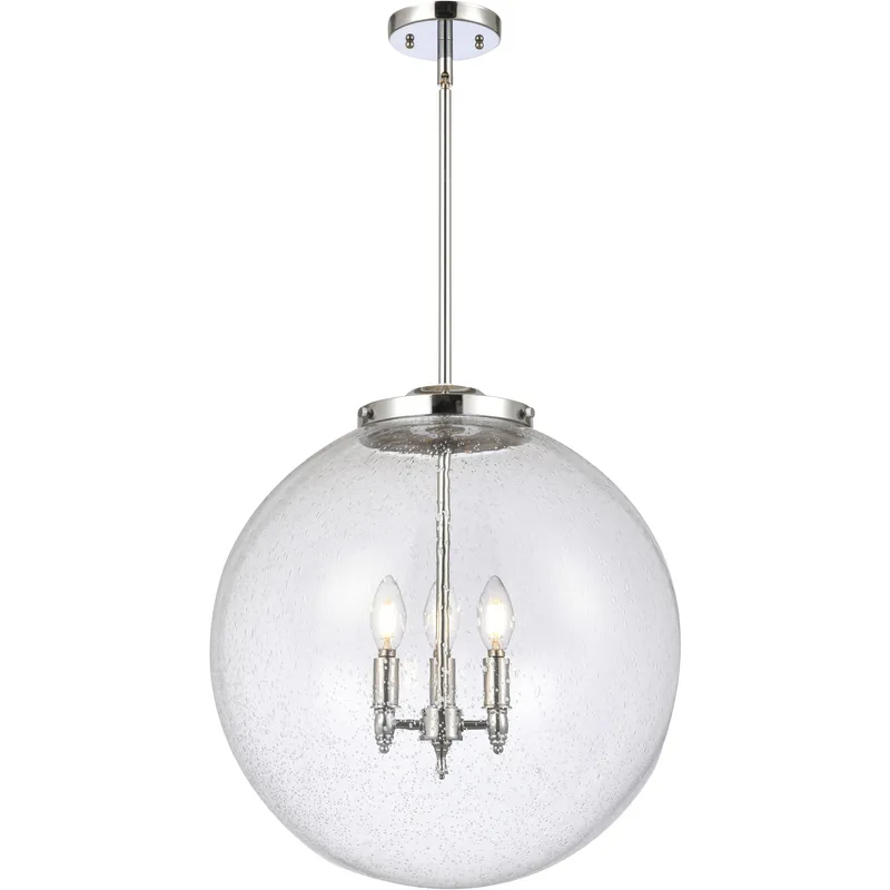 Franklin Restoration Beacon LED 18 inch Polished Chrome Statement Pendant Ceiling Light in Seedy