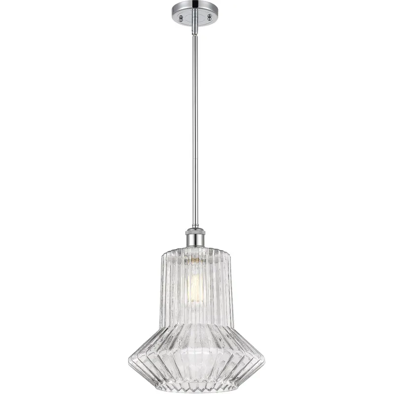 Ballston Springwater LED 12 inch Polished Chrome Pendant Ceiling Light, Ballston