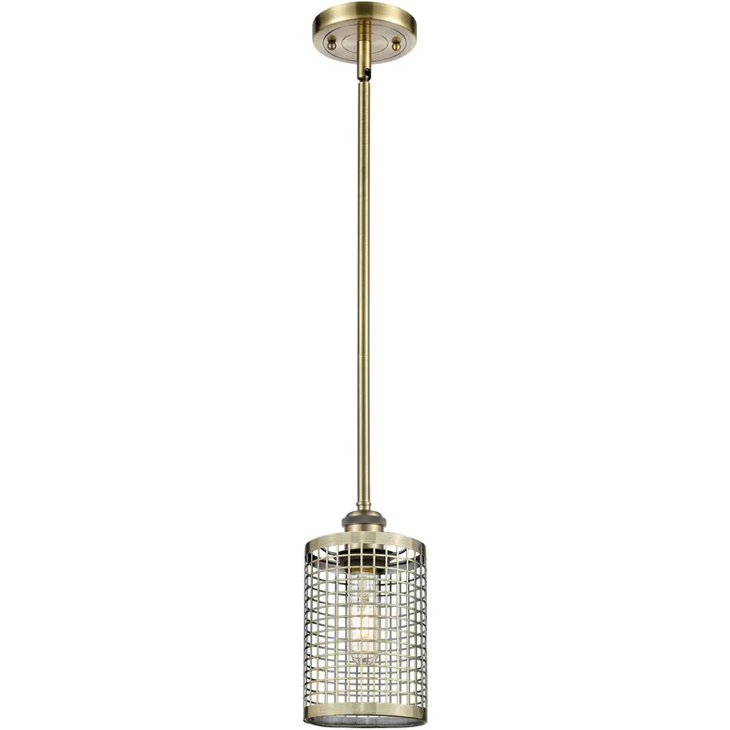 Nestbrook 1 Light 4.75 inch Antique Brass Pendant Ceiling Light