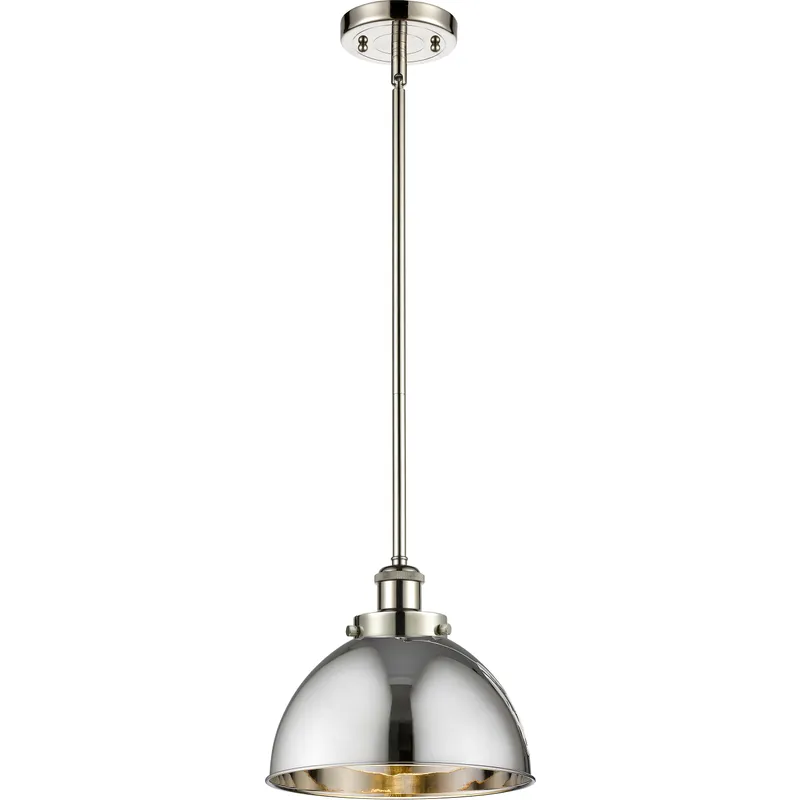 Ballston Urban LED 10 inch Polished Nickel Pendant Ceiling Light