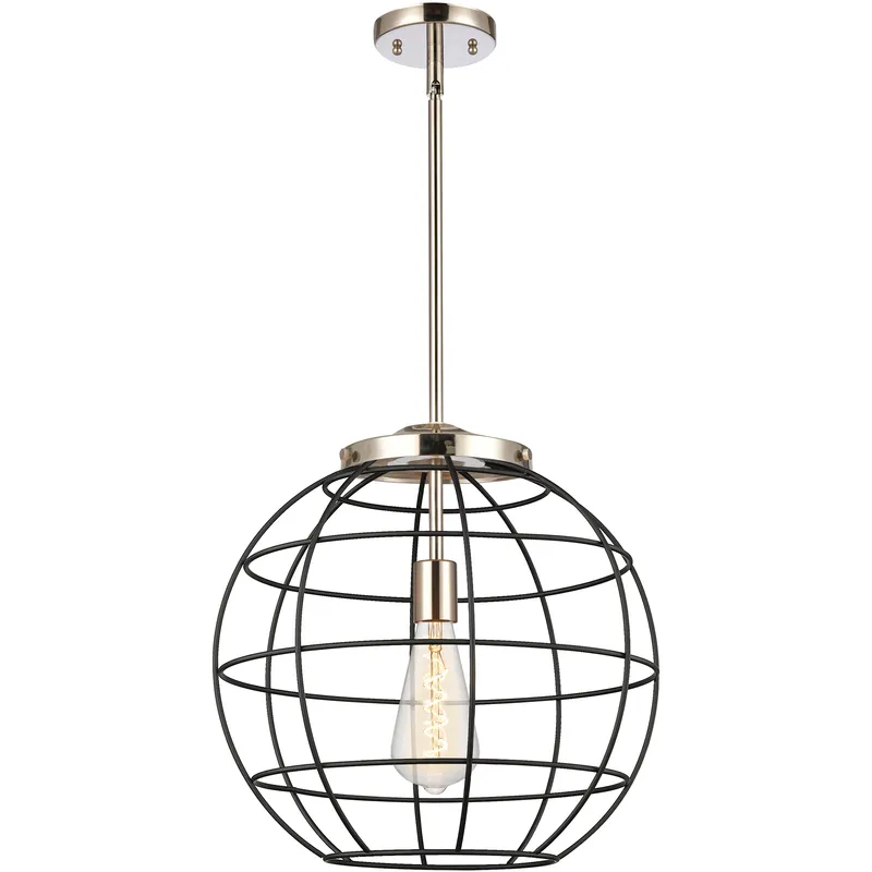 Lake Placid 1 Light 16 inch Polished Nickel Pendant Ceiling Light