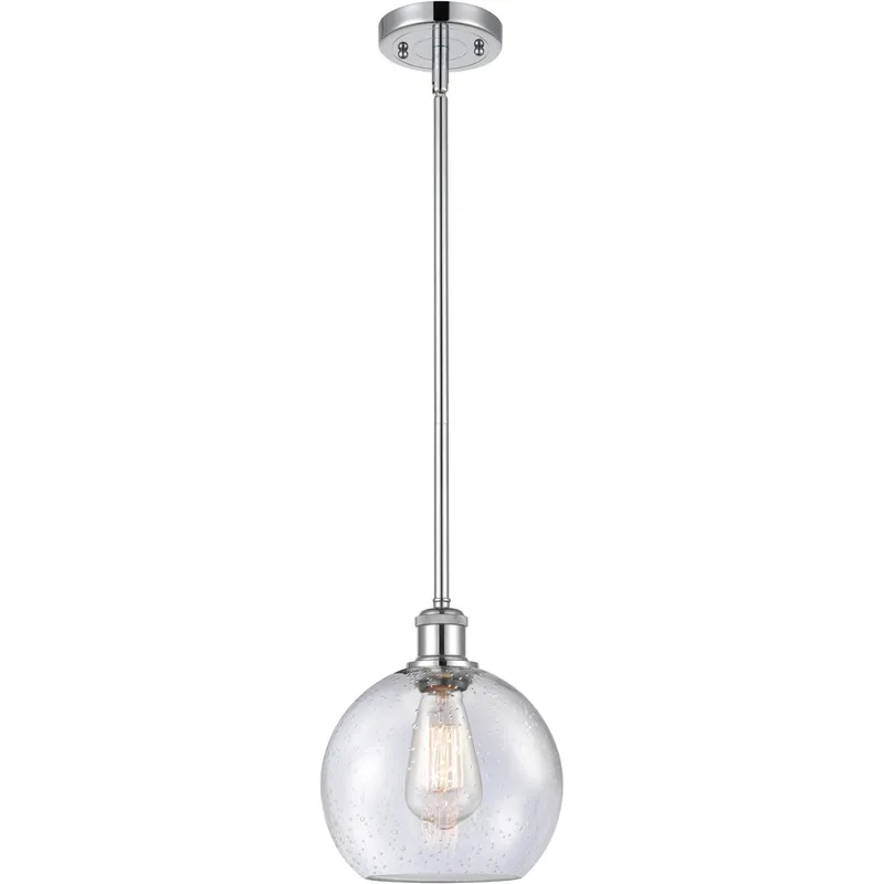 Ballston Athens LED 8 inch Polished Chrome Pendant Ceiling Light, Ballston