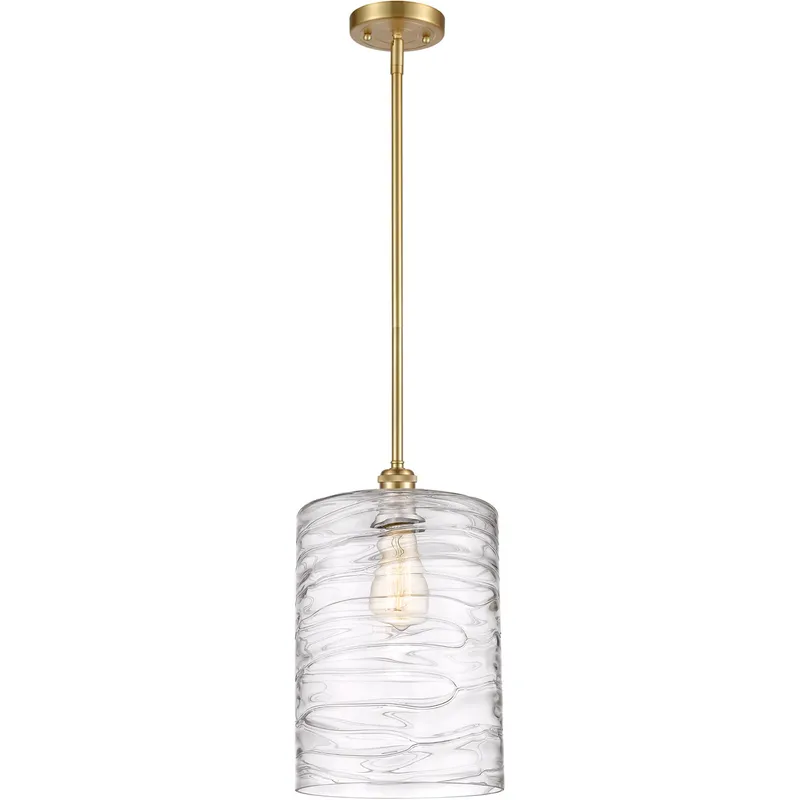 Ballston Cobbleskill 1 Light 9 inch Satin Gold Mini Pendant Ceiling Light