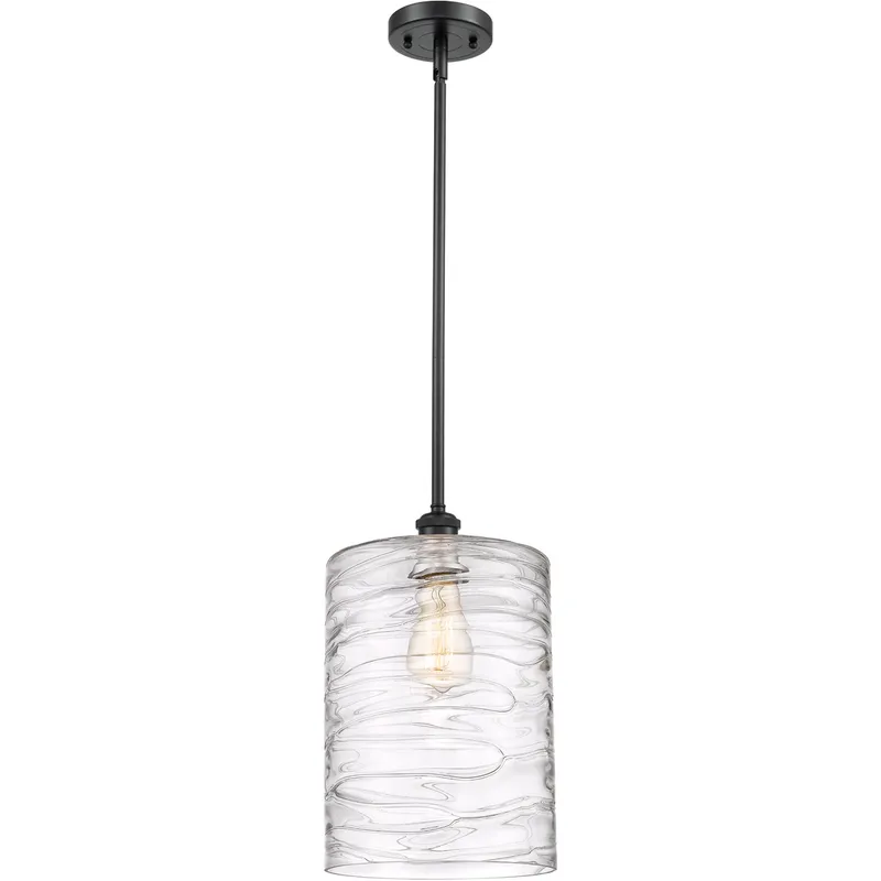 Ballston Cobbleskill 1 Light 9 inch Matte Black Mini Pendant Ceiling Light
