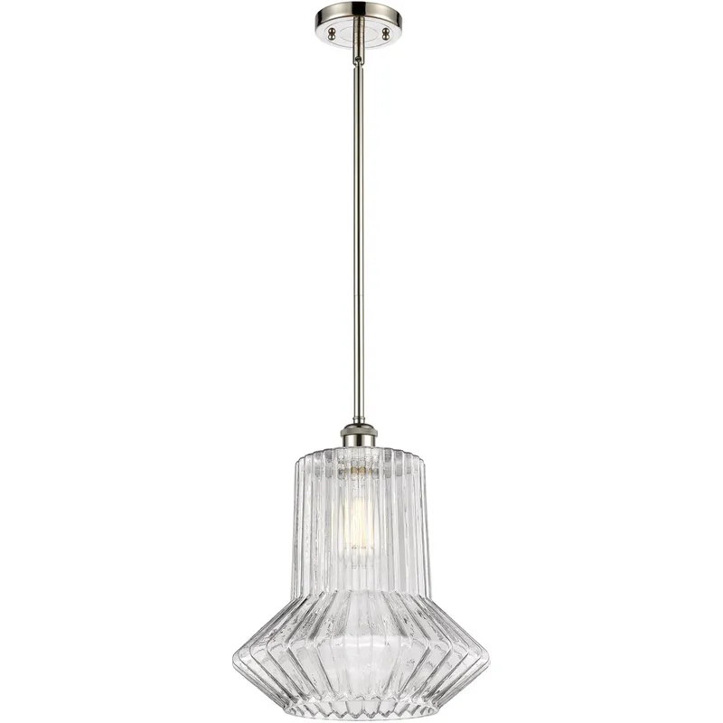 Ballston Springwater LED 12 inch Polished Nickel Pendant Ceiling Light, Ballston