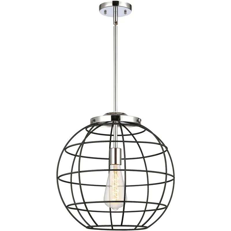 Lake Placid 1 Light 16 inch Polished Chrome Pendant Ceiling Light
