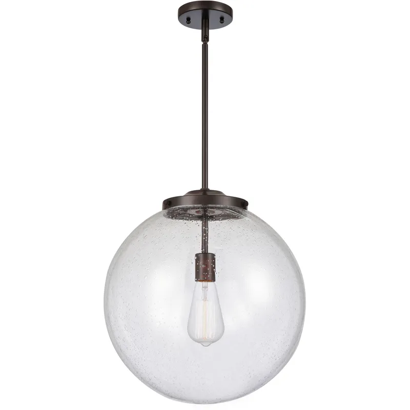 Franklin Restoration Beacon 1 Light 16 inch Oil Rubbed Bronze Pendant Ceiling Light in Incandescent, Seedy