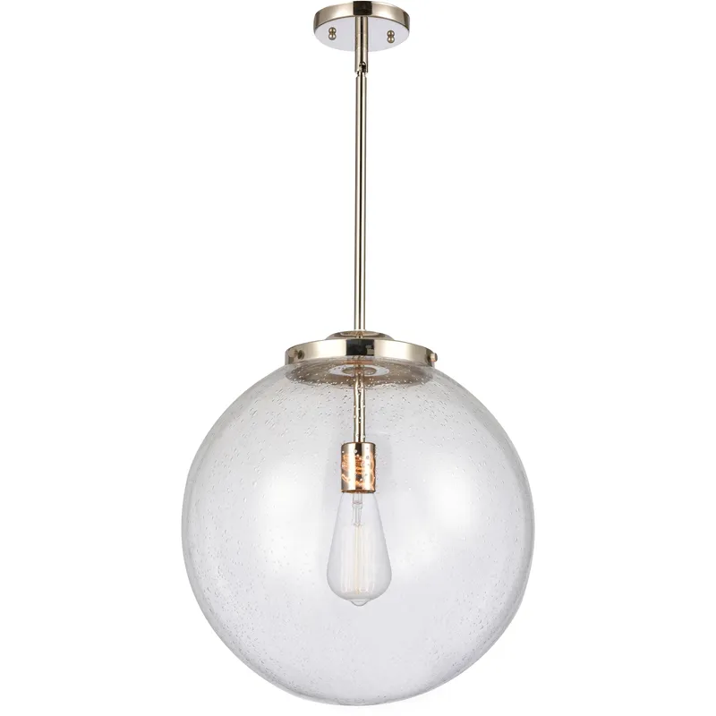Franklin Restoration Beacon LED 16 inch Polished Nickel Pendant Ceiling Light in Seedy